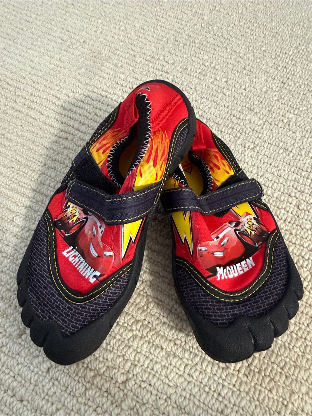 Kids Red Lightning McQueen Water Shoes - Cars